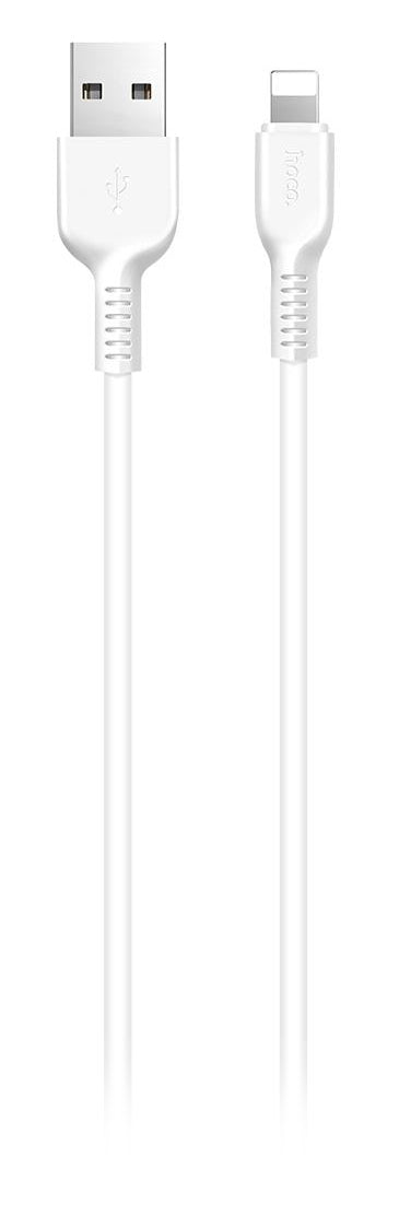 USB-A to Lightning Data and Charging Cable HOCO Flash X20, 18W, 1m, White
