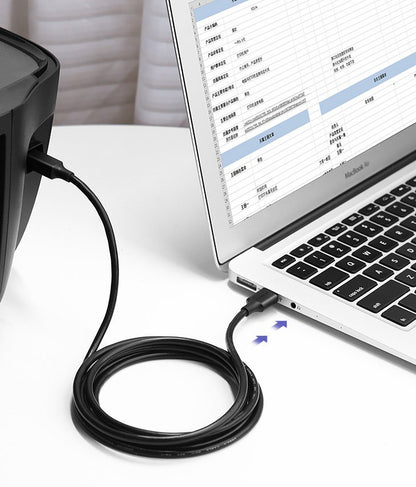 Cavo Stampante UGREEN US135, USB-A - USB-B, 1.5m, Nero
