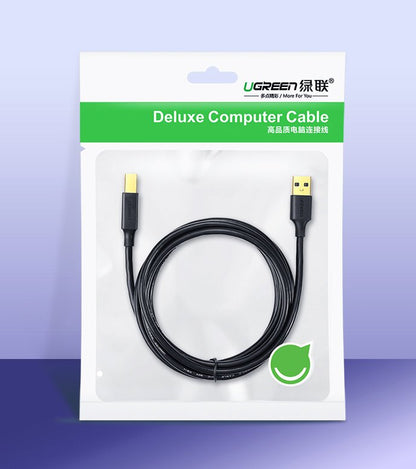 Cavo Stampante UGREEN US135, USB-A - USB-B, 1.5m, Nero