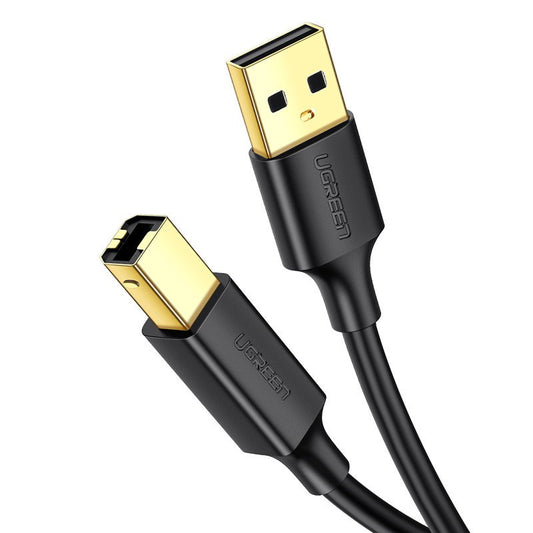 Cavo Stampante UGREEN US135, USB-A - USB-B, 2m, Nero