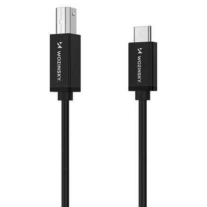 Cavo Stampante WZK WKDDY2S, USB-C - USB-B, 2m, Nero