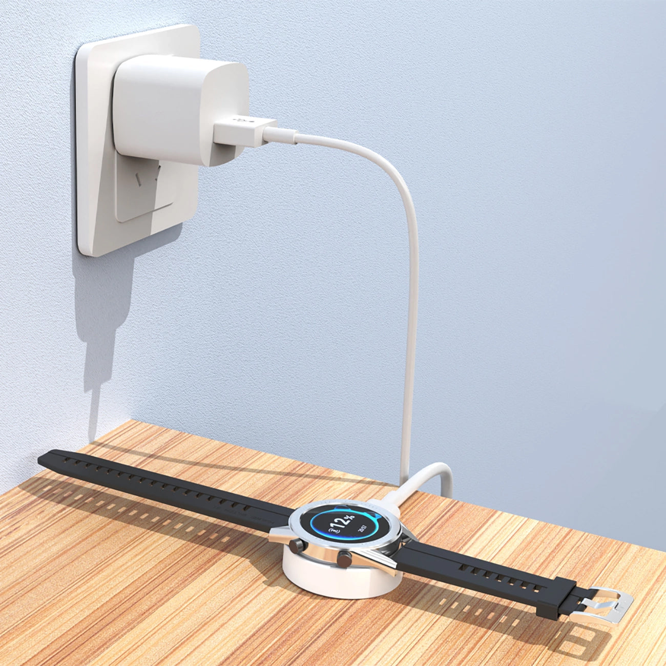 Caricabatterie Wireless Dudao A12H per Huawei Watch Series, USB-A, Bianco