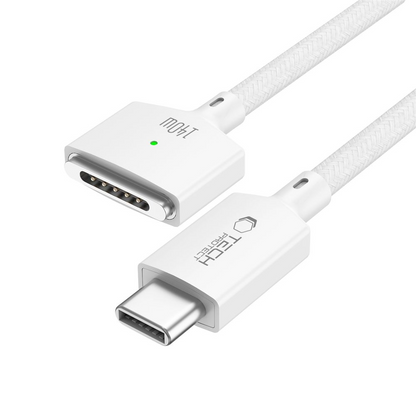 Cavo di Ricarica Tech-Protect MMC01 Ultraboost, USB-C - MagSafe 3, 140W, 3m, Bianco
