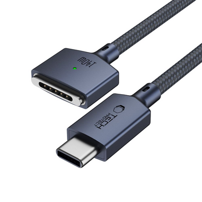 Cavo di Ricarica Tech-Protect MMC01 Ultraboost, USB-C - MagSafe 3, 140W, 3m, Blu Navy