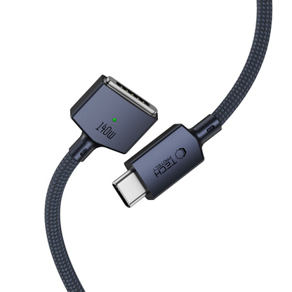 Tech-Protect MMC01 Ultraboost Charging Cable, USB-C - MagSafe 3, 140W, 2m, Navy Blue