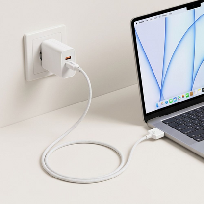 Cavo di Ricarica Tech-Protect MMC01 Ultraboost, USB-C - MagSafe 3, 140W, 3m, Bianco