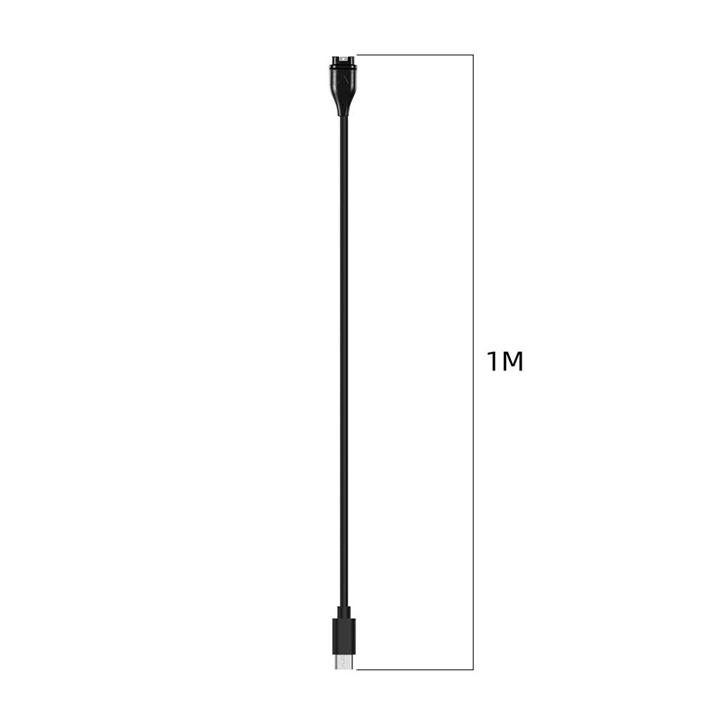 Cavo di Ricarica Techsuit TGC2 per Garmin Watch Fenix / vivoactive Series, USB-C, Nero