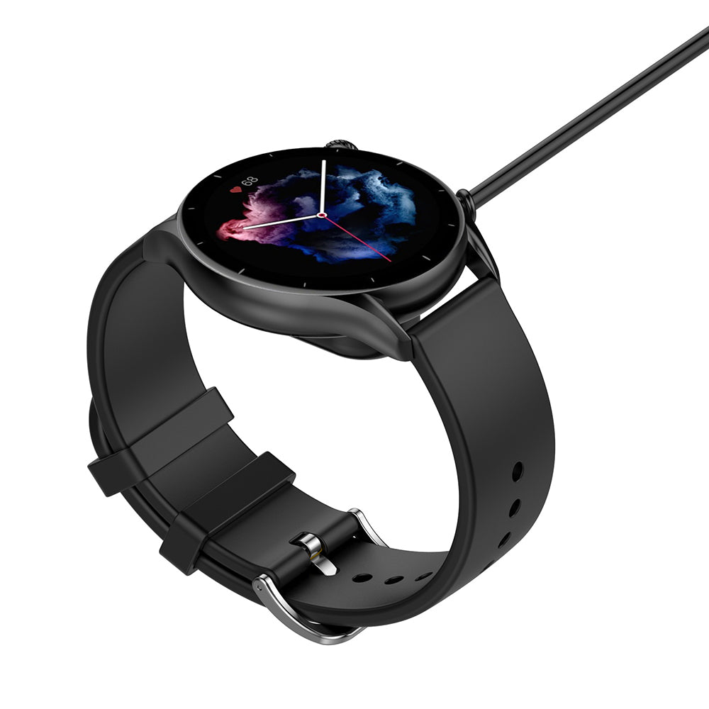 Cavo di Ricarica Techsuit THA3 per Amazfit Watch Series, USB-A, Nero