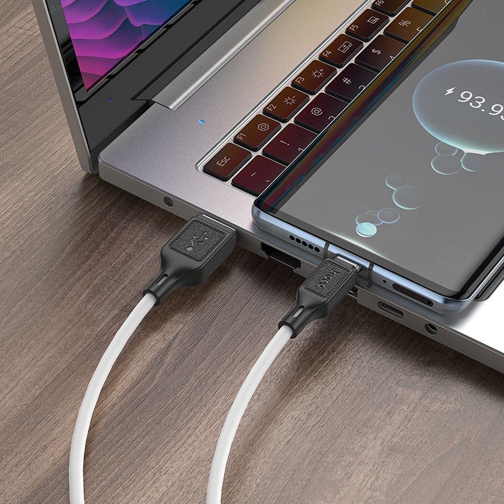 Cavo Dati e Ricarica USB-A - USB-C HOCO X90, 60W, 1m, Bianco