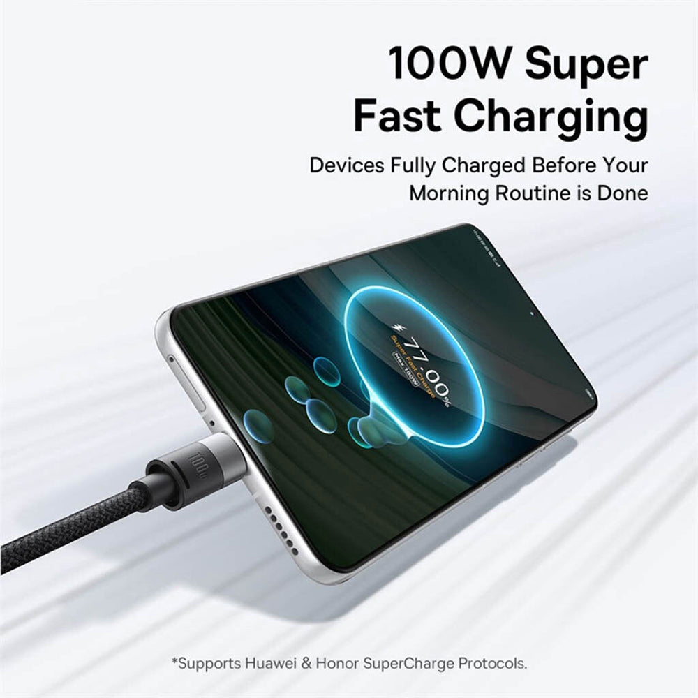 Cavo di Ricarica USB-A - Lightning / microUSB / USB-C Baseus StarSpeed 3in1, 20W, 0.6m, Nero P10319900111-00