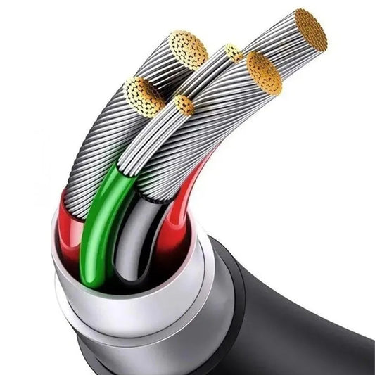 Cavo di Ricarica USB-A - Lightning / microUSB / USB-C Baseus 3in1, 100W, 1.5m, Bianco P10377705213-00