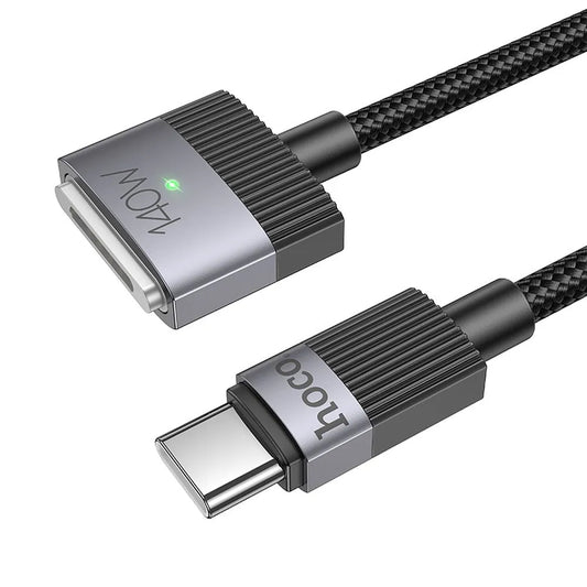 Cavo di Ricarica HOCO U141, USB-C - MagSafe 3, 140W, 1.8m, Nero