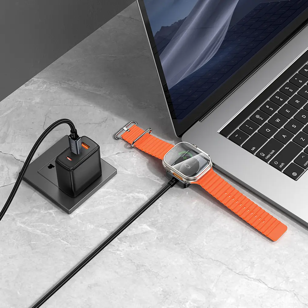 Cavo di Ricarica USB-C - USB-C HOCO CW66 2in1, 100W, 1,2m, Nero