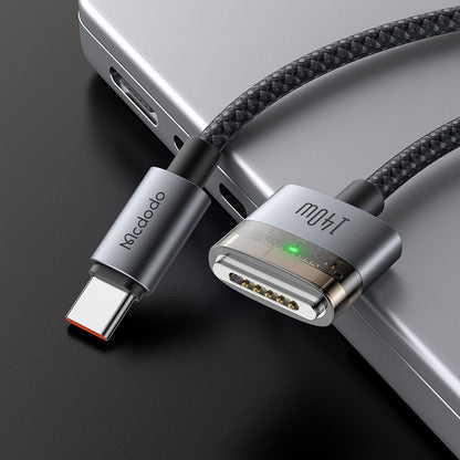 Cavo di Ricarica McDodo CA-2070, USB-C - MagSafe 3, 140W, 2m, Nero