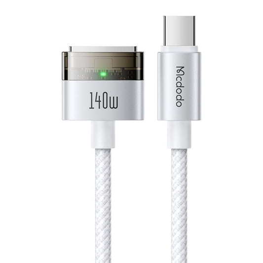 Cavo di Ricarica McDodo CA-2071, USB-C - MagSafe 3, 140W, 2m, Bianco