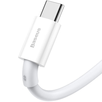 Cavo dati e ricarica USB-A - USB-C Baseus Serie Superior, 66W, 1m, bianco CATYS-02