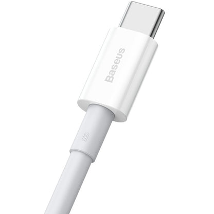 Cavo dati e ricarica USB-A - USB-C Baseus Serie Superior, 66W, 1m, bianco CATYS-02