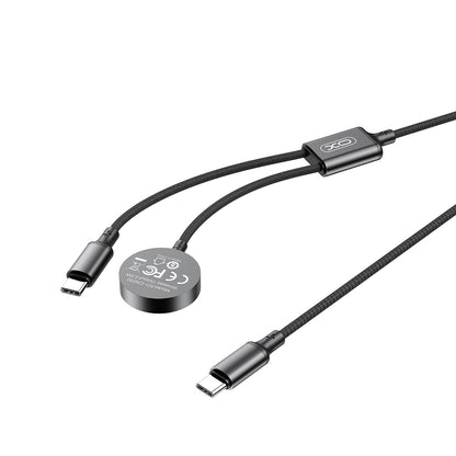 Caricabatterie Wireless XO Design CX030 per Apple Watch Series, USB-C, Nero