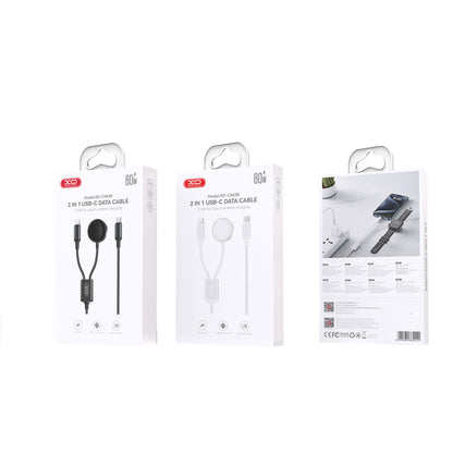Caricabatterie Wireless XO Design CX030 per Apple Watch Series, USB-C, Nero