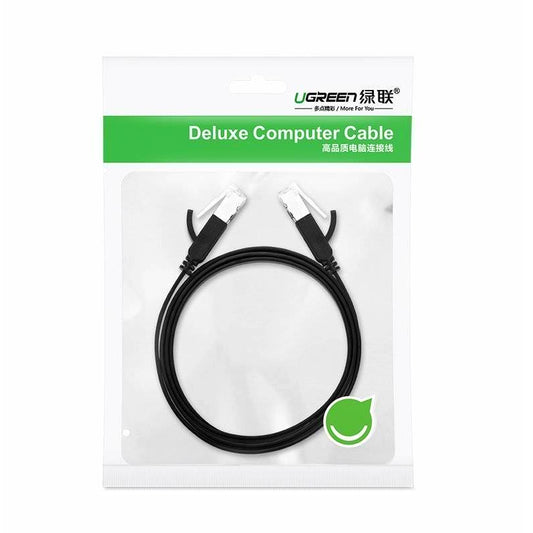 Cavo di rete UGREEN NW101 piatto, UTP, Cat6, 2 m, nero 