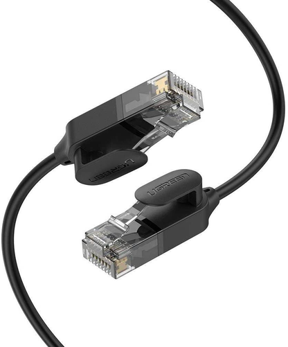 Cavo Retea UGREEN NW122, UTP, Cat6A, 1.5m, Nero