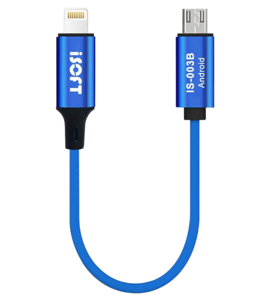 Cavo di Trasferimento Dati iSOFT IS-003B, Interfaccia Lightning - microUSB