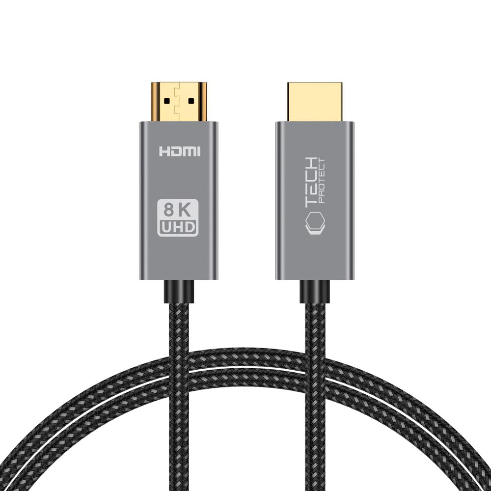 Cavo video Tech-Protect Ultraboost, HDMI - HDMI, 8K, 8K, 1m, nero 