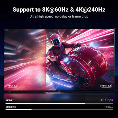 Cavo Video UGREEN HD171, HDMI - HDMI, 8K, 3m, Nero