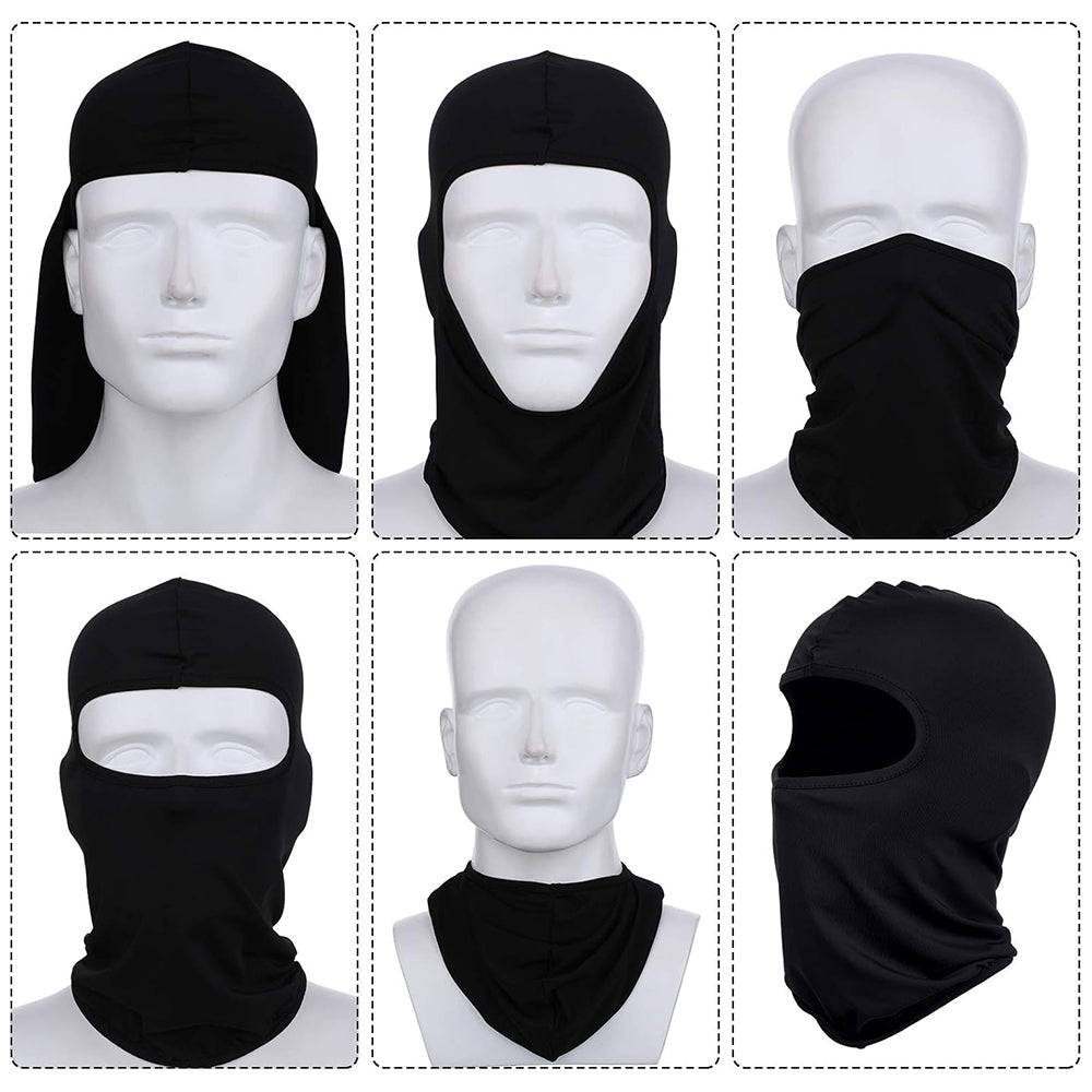 Cagula Ski Balaclava Unisex Techsuit BLC1, Black