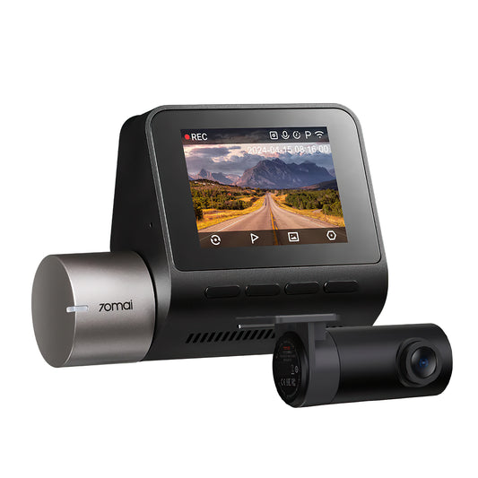 Telecamera Auto Anteriore e Posteriore 70mai Dash Cam A510, 3K, GPS, Wi-Fi, Display 2 pollici