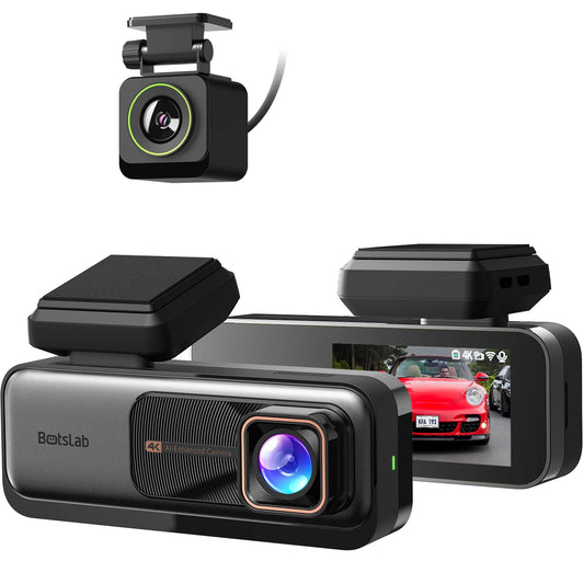 Botslab G980H Telecamera anteriore posteriore per auto Botslab G980H, 4K, Wi-Fi, GPS, display da 2,45 pollici 