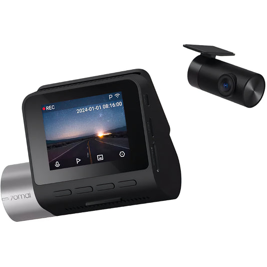 Telecamera Auto Anteriore e Posteriore 70mai Dash Cam A510, 3K, GPS, Wi-Fi, Display 2 pollici