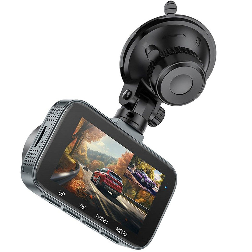 HOCO Driving DV6, 1080P, display da 3 pollici, telecamera anteriore posteriore per auto 