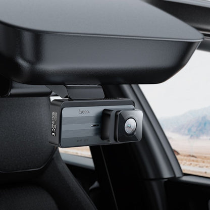 Telecamera Auto Anteriore Posteriore HOCO DV12, 2K, Wi-Fi, GPS, Display 3.69 pollici
