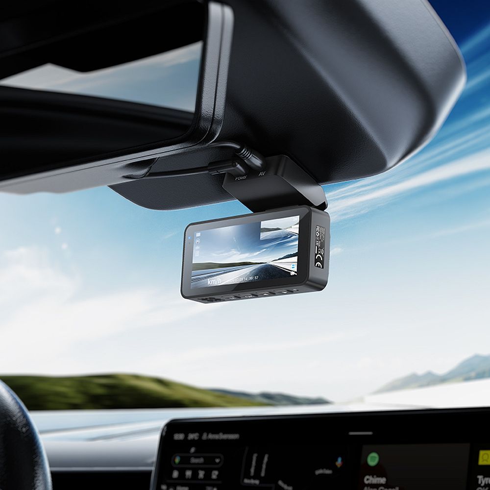 Telecamera Auto Anteriore Posteriore HOCO DV12, 2K, Wi-Fi, GPS, Display 3.69 pollici