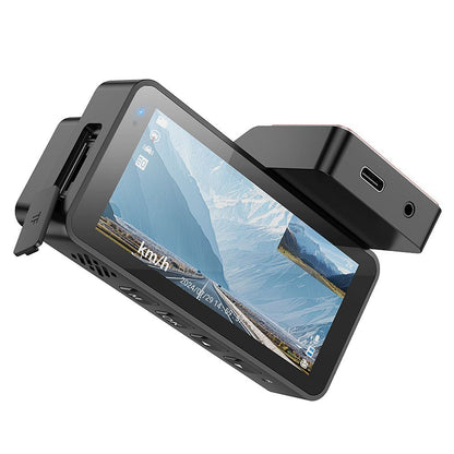 Telecamera Auto Anteriore Posteriore HOCO DV12, 2K, Wi-Fi, GPS, Display 3.69 pollici