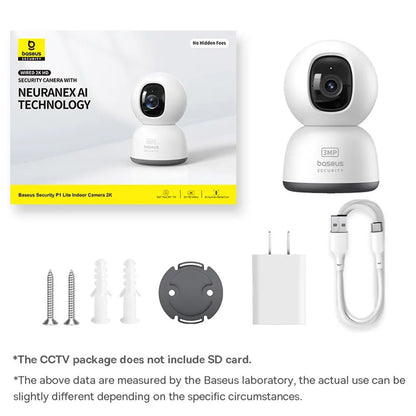 Telecamera di Sorveglianza Baseus P1 Lite, Wi-Fi, 2K, Interno S0TV002132