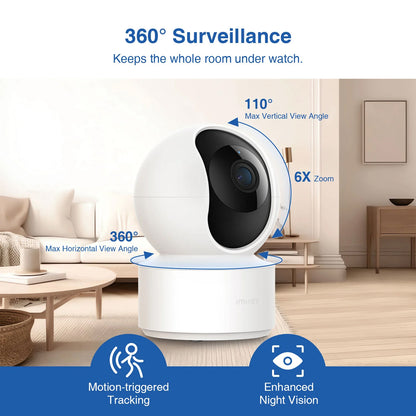 Telecamera di Sorveglianza iMILAB C21 MI, Wi-Fi, 2.5K, Interno
