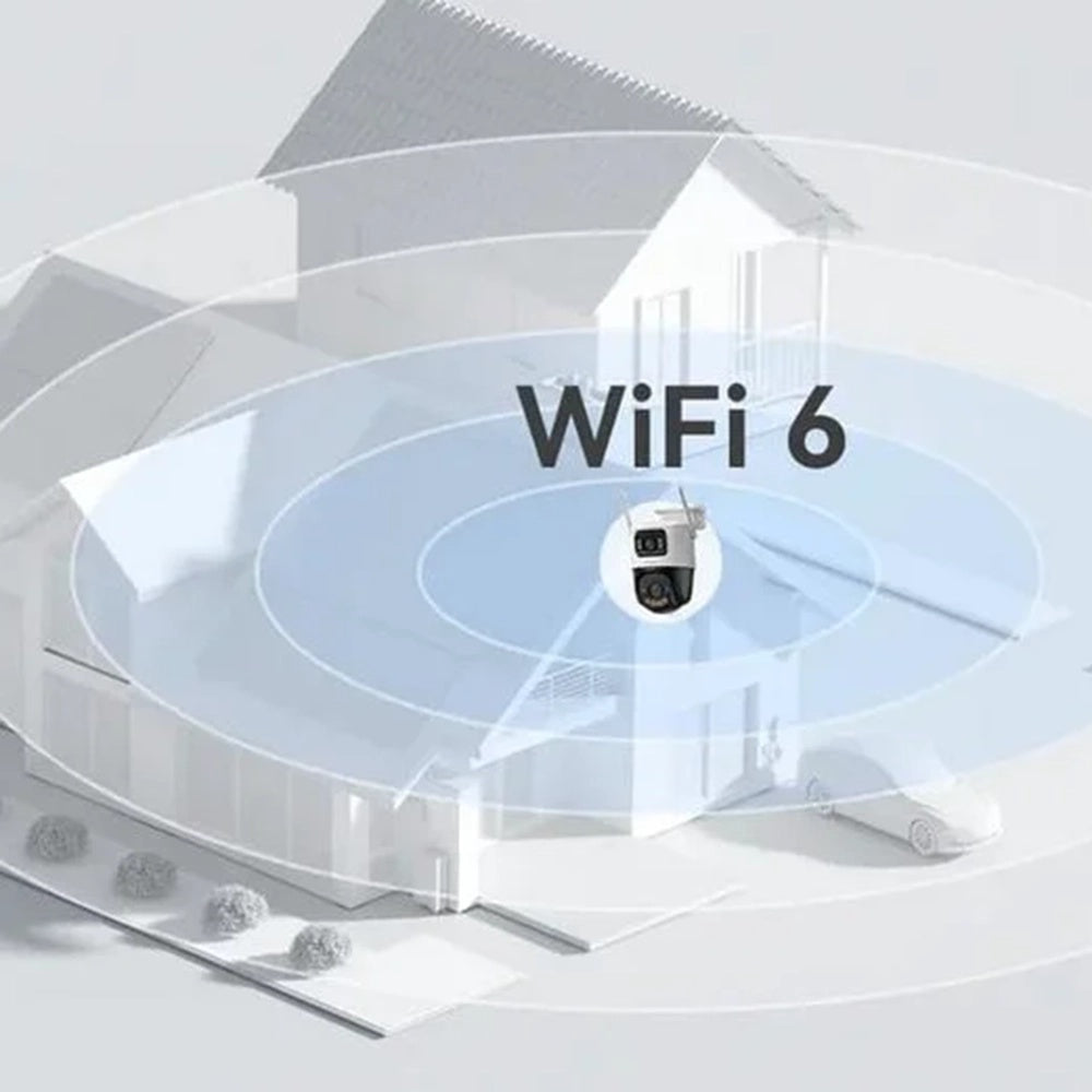 Telecamera di Sorveglianza Imou Cruiser Dual 2 Pro, Wi-Fi, 2.5K + 2.5K, IP65, Esterno, Bianca IPC-S7XFP-8U0WED