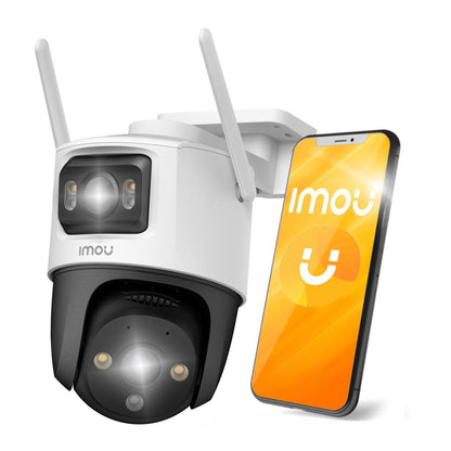 Telecamera di Sorveglianza Imou Cruiser Dual, Wi-Fi, 2.8K + 2K, IP66, Esterno, Bianca IPC-S7XP-8M0WED-0360B