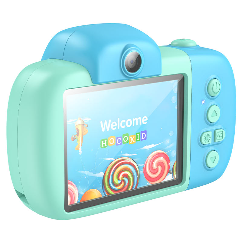 Fotocamera Digitale HOCO DV201 Kids, 1080P, 2MP, Blu