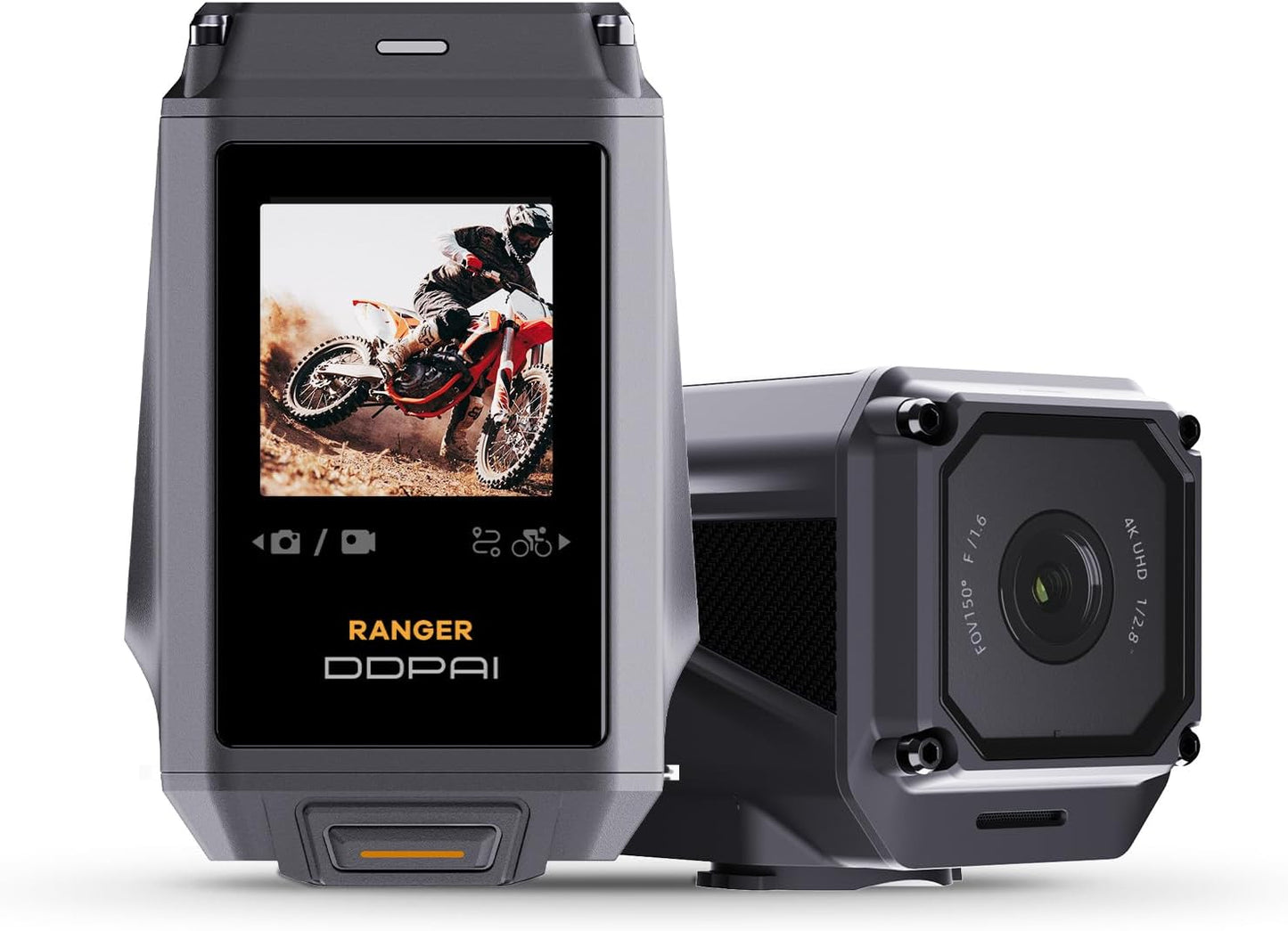 Moto DDPAI Ranger Camera, 4K, Wi-Fi, display da 1,3 pollici 