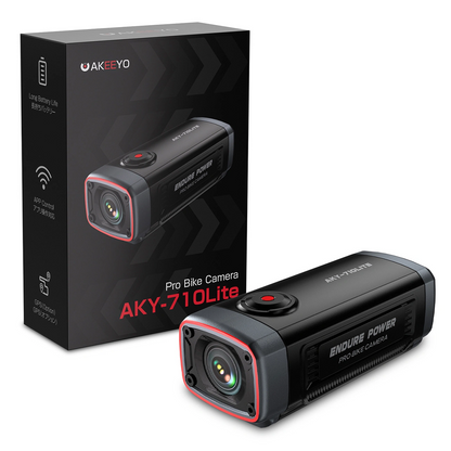 Camera Sport Akeeyo 710 Lite per Bicicletta / Motocicletta, 2K, Wi-Fi, Nera