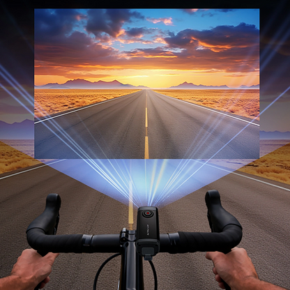 Camera Sport Akeeyo 710 Lite per Bicicletta / Motocicletta, 2K, Wi-Fi, Nera