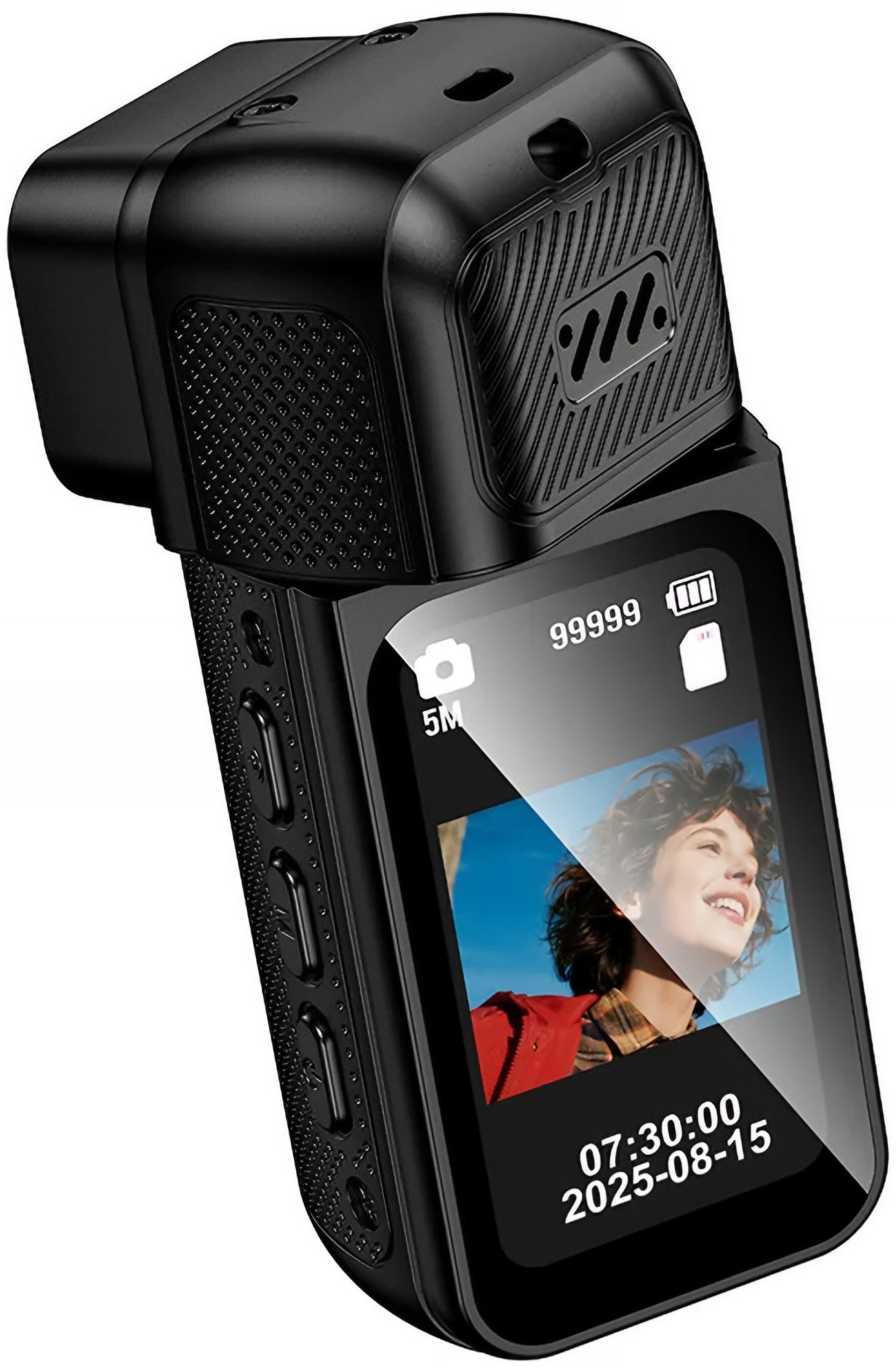 Action Camera HOCO DV105, 2.7K, Display 1.47 pollici, Nera