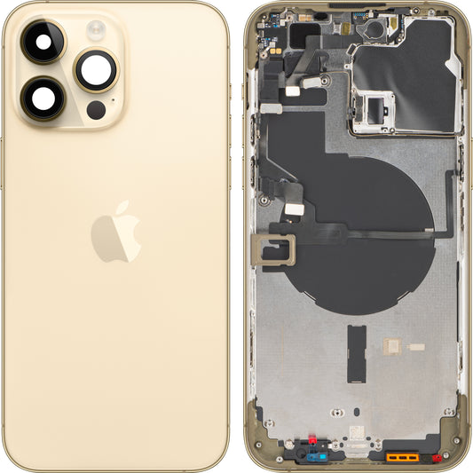 Copertura della batteria di Apple iPhone 14 Pro Max, con mezza custodia, oro, scambio 