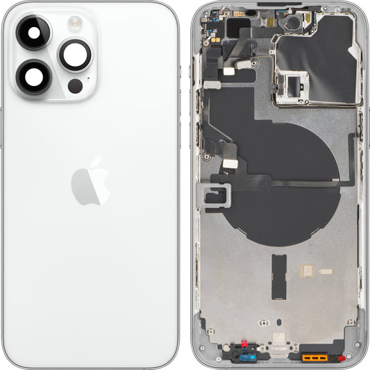 Copertura della batteria di Apple iPhone 14 Pro Max, con custodia centrale, argento, scambio 