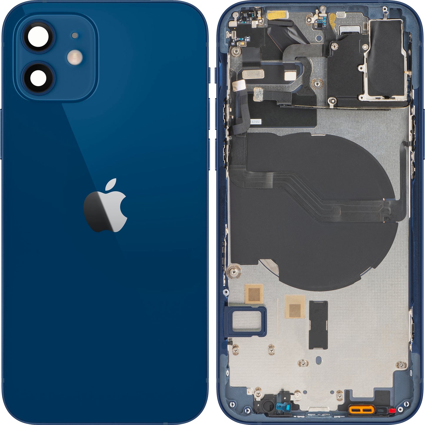 Cover per batteria Apple iPhone 12, con custodia centrale, blu, sostituzione 