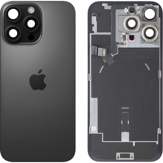 Coperchio Batteria Apple iPhone 16 Pro Max, Nero (Black Titanium), Swap