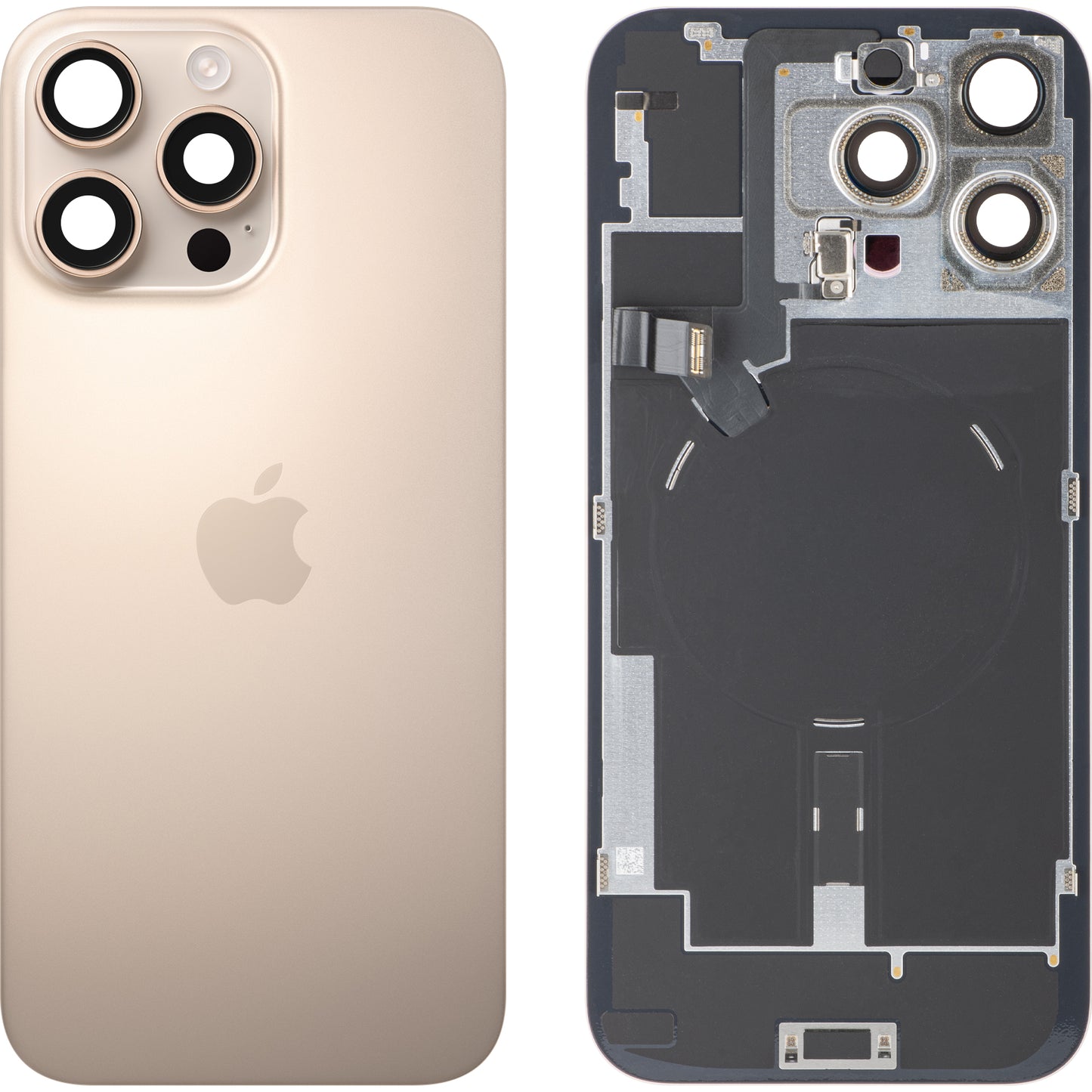 Coperchio Batteria Apple iPhone 16 Pro Max, Oro (Titanio del Deserto), Swap